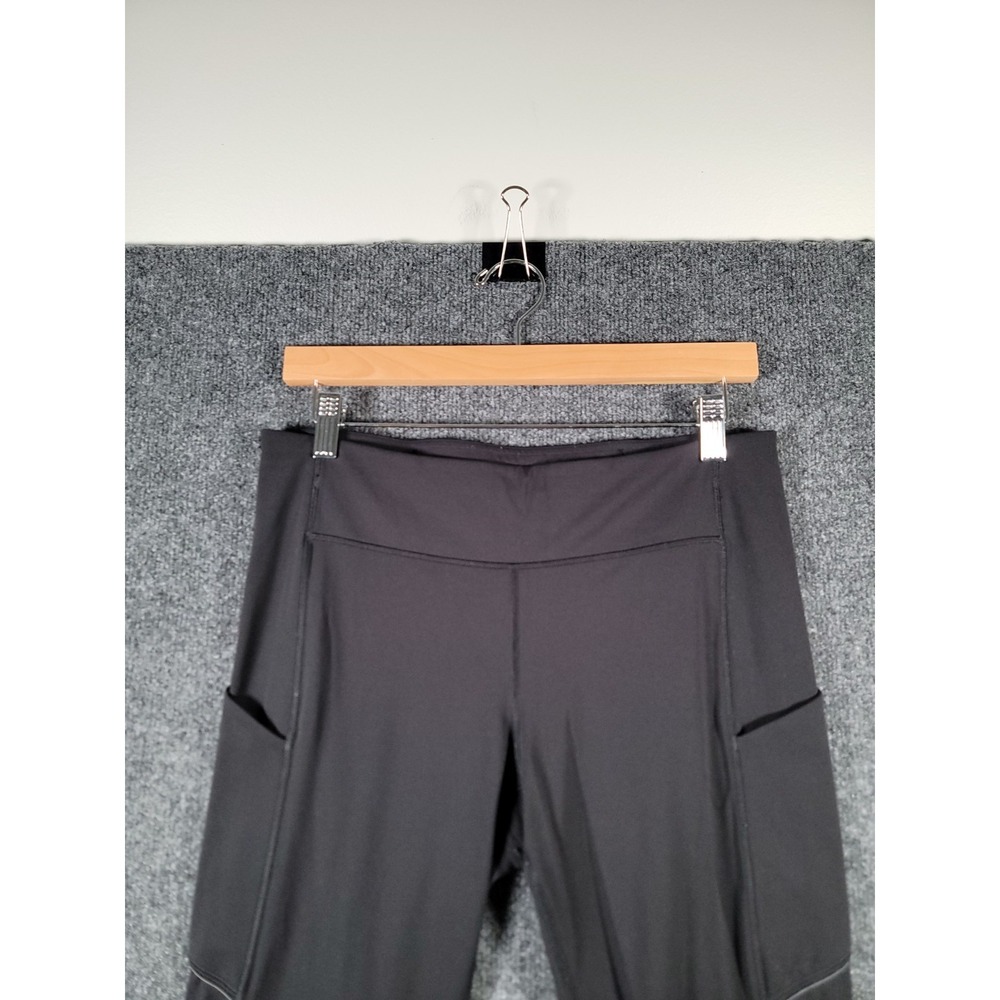 Lululemon Leggings Speed Up Mid Rise Tight 28" Luxtreme LW5BMUS Size 10 Black - Picture 3 of 12